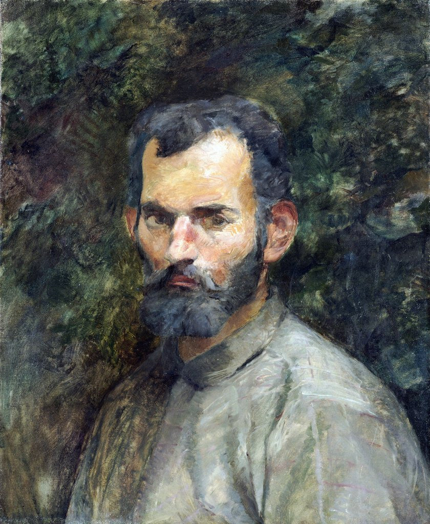 Detail of Head of a Man by Henri de Toulouse-Lautrec