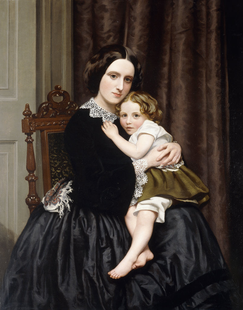 Detail of A Mother and Her Child by Robert Scott Tait