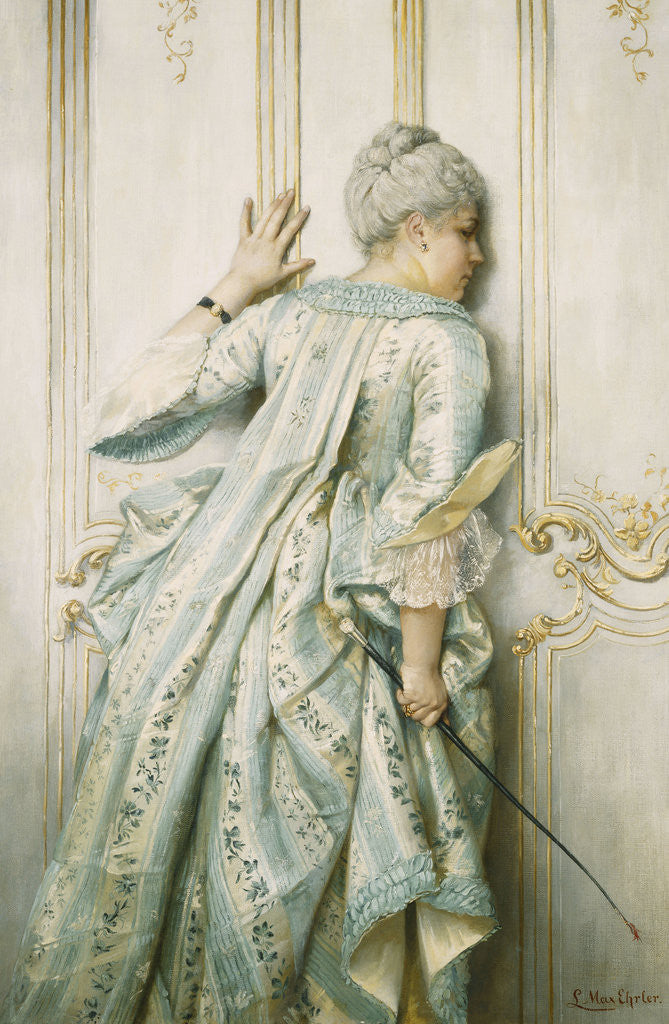 Detail of The Eavesdropper by Louise Max-Ehrler