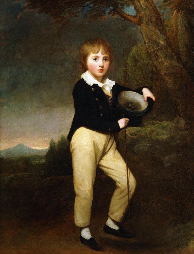 Detail of Portrait of Master Baines by George Romney