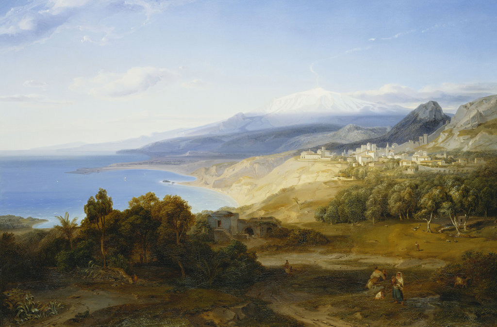 Detail of Taormina by Carl Rottmann