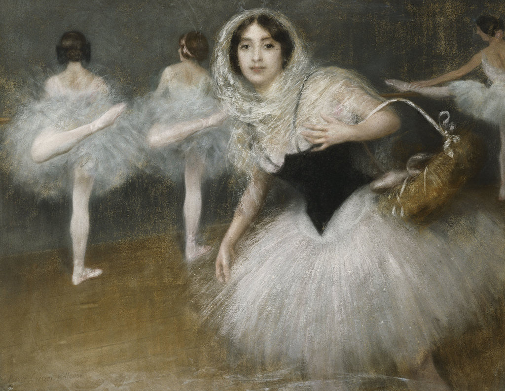 Detail of The Dancers by Pierre Carrier-Belleuse