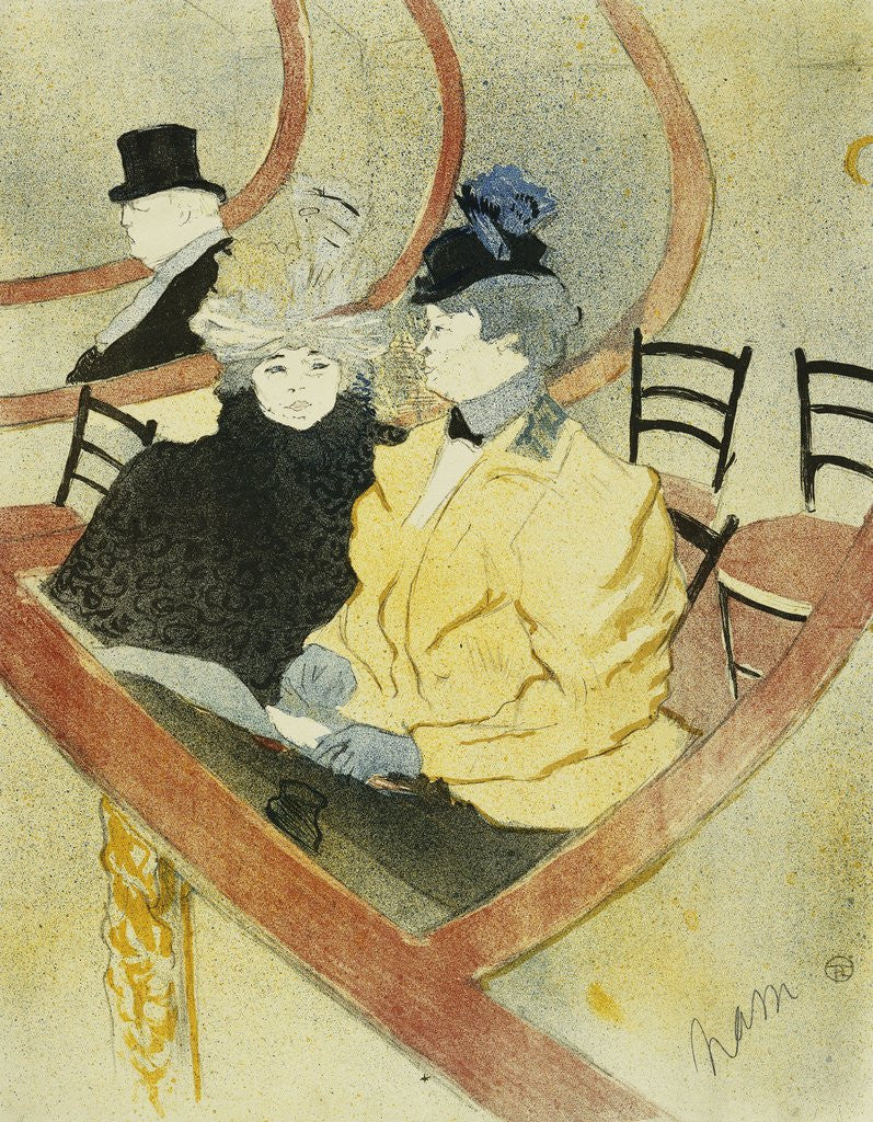 Detail of The Grand Lodge by Henri de Toulouse-Lautrec