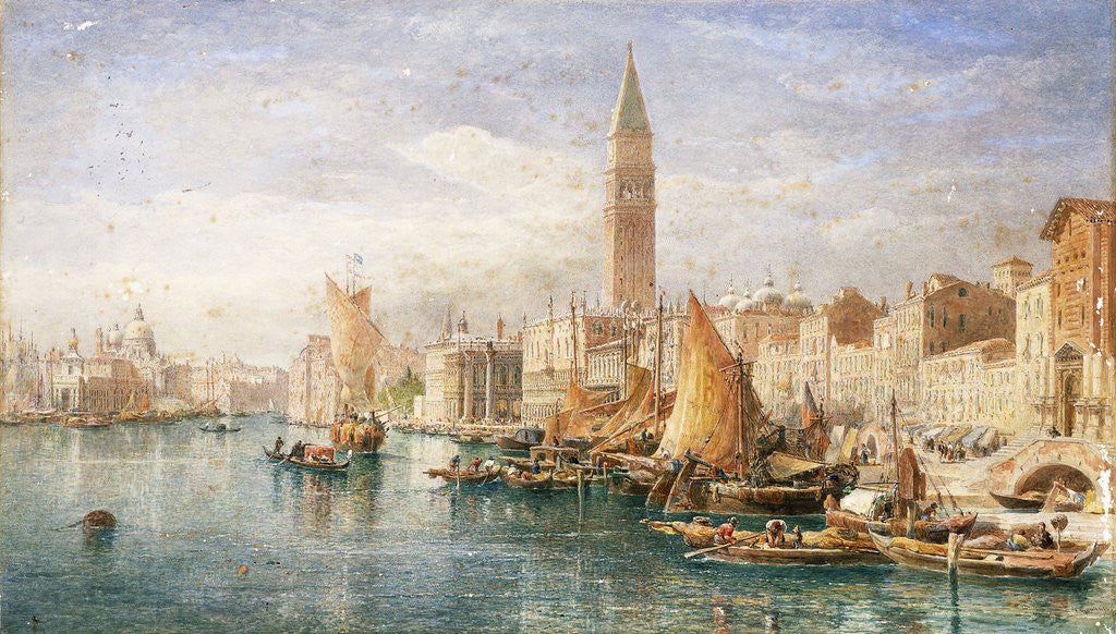 Detail of Venice by Edward Angelo Goodall