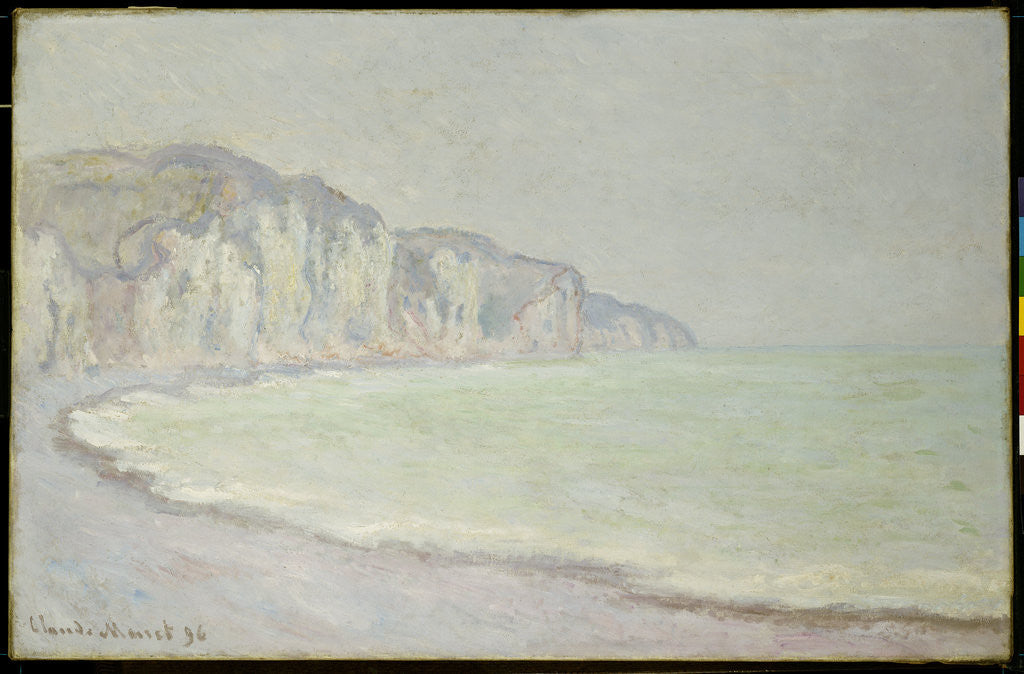 Detail of Cliffs at Pourville by Claude Monet