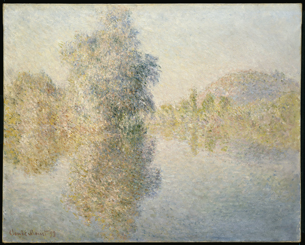 Detail of Early Morning on the Seine at Giverny by Claude Monet