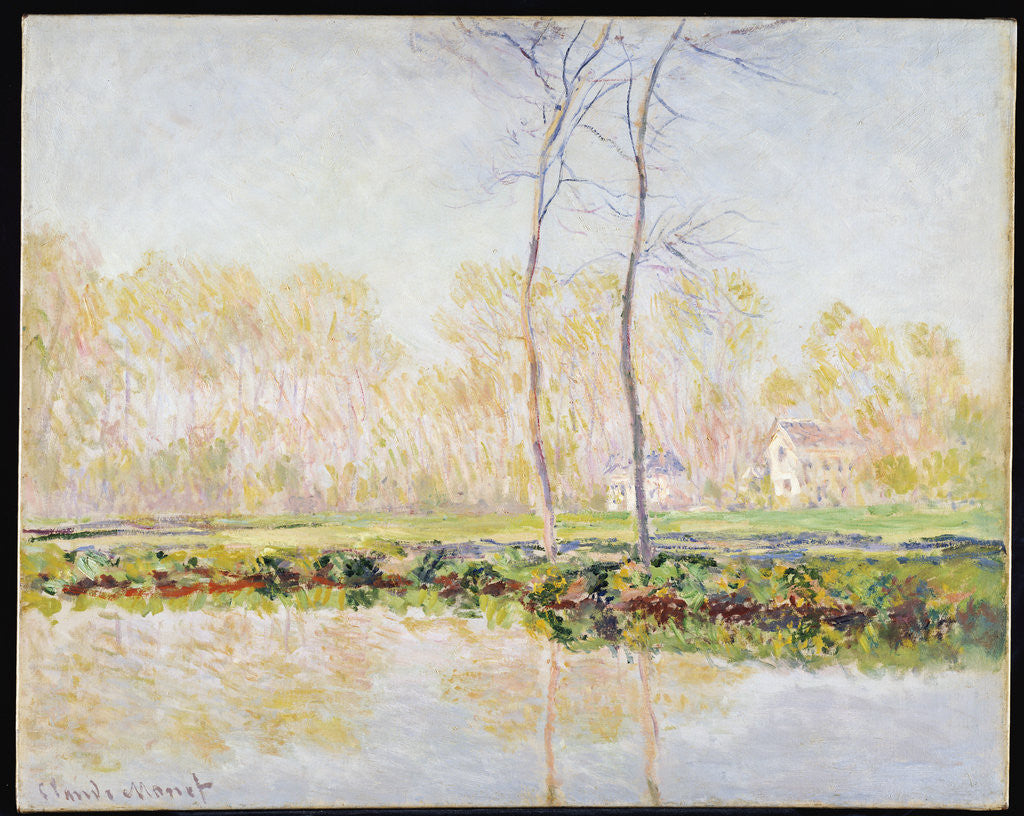 Detail of The Banks of the River Epte at Giverny by Claude Monet