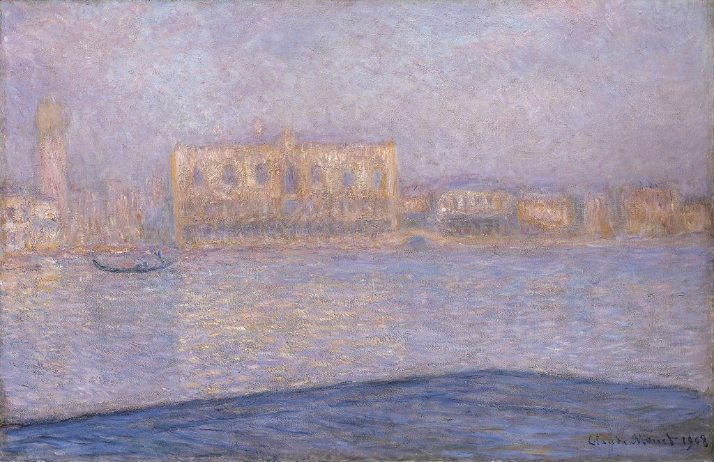 The Palazzo Ducale, Seen from San Giorgio Maggiore by Claude Monet