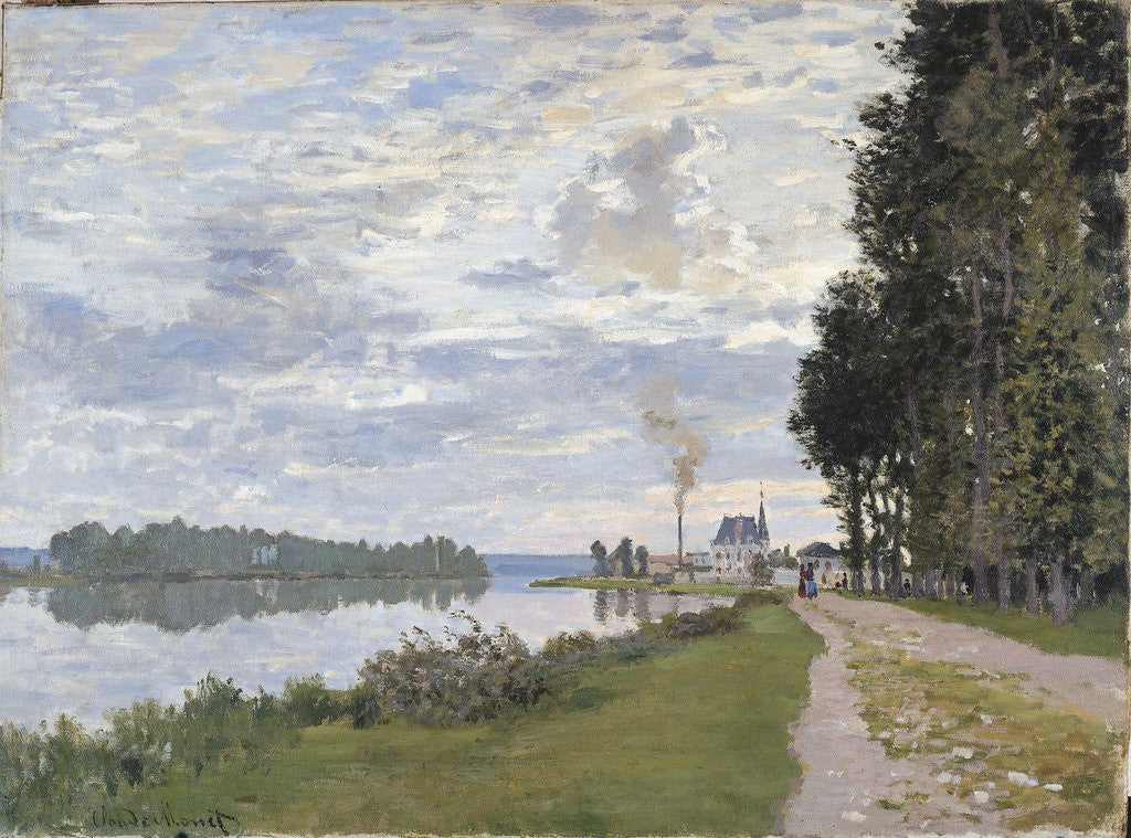 Detail of La Promenade d'Argenteuil by Claude Monet