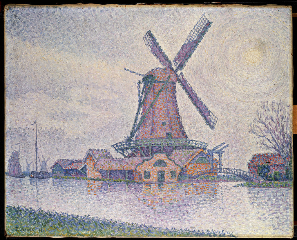 Detail of Edam Windmill by Paul Signac