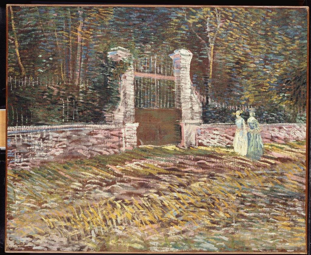 Detail of Entrance to the Voyer-d'Argenson Park at Asnieres by Vincent Van Gogh
