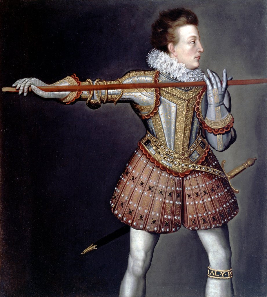 Detail of Henry, Prince of Wales by Isaac Oliver