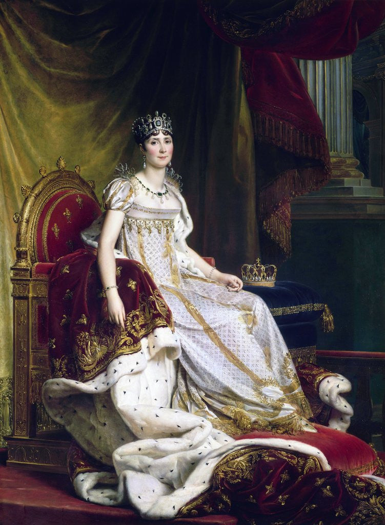 Detail of Empress Josephine in Coronation Robes by François Gérard