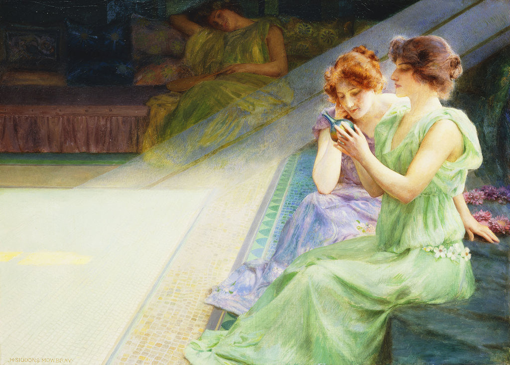 Detail of Iridescence by Henry Siddons Mowbray