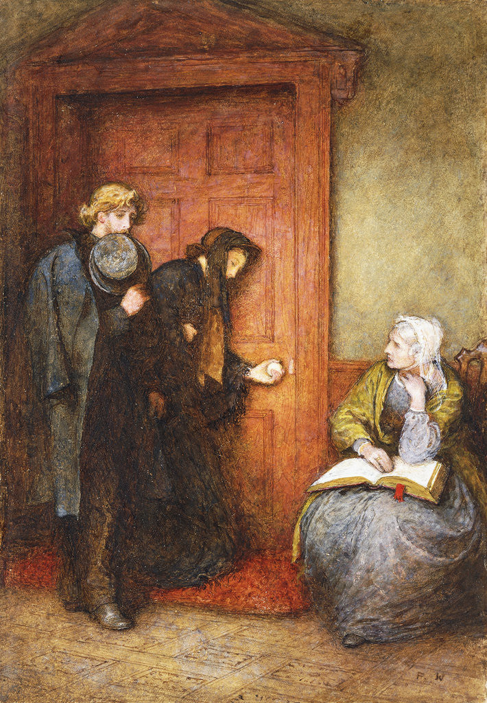 Detail of At the Sick Man's Door by Frederick Walker