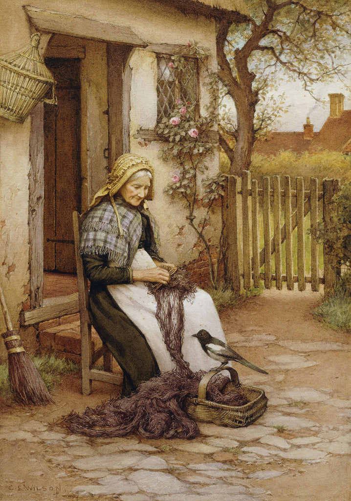 Detail of An Interruption by Charles Edward Wilson