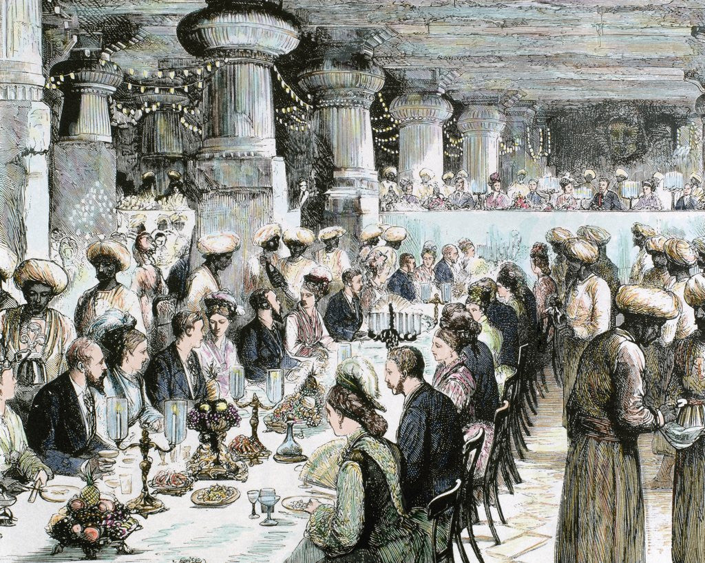 Detail of Arrival in India of the Prince of Wales by Anonymous