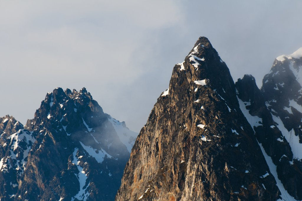 Detail of Mountains surrounding Magdalene Fjord, Spitzbergen by Anonymous