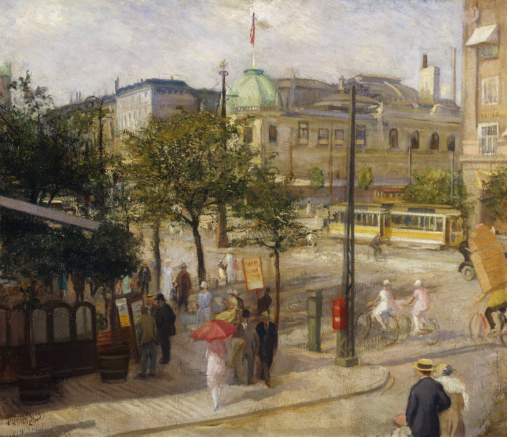 Detail of Vesterbrogade, Copenhagen by Sally Nicolaj Philipsen
