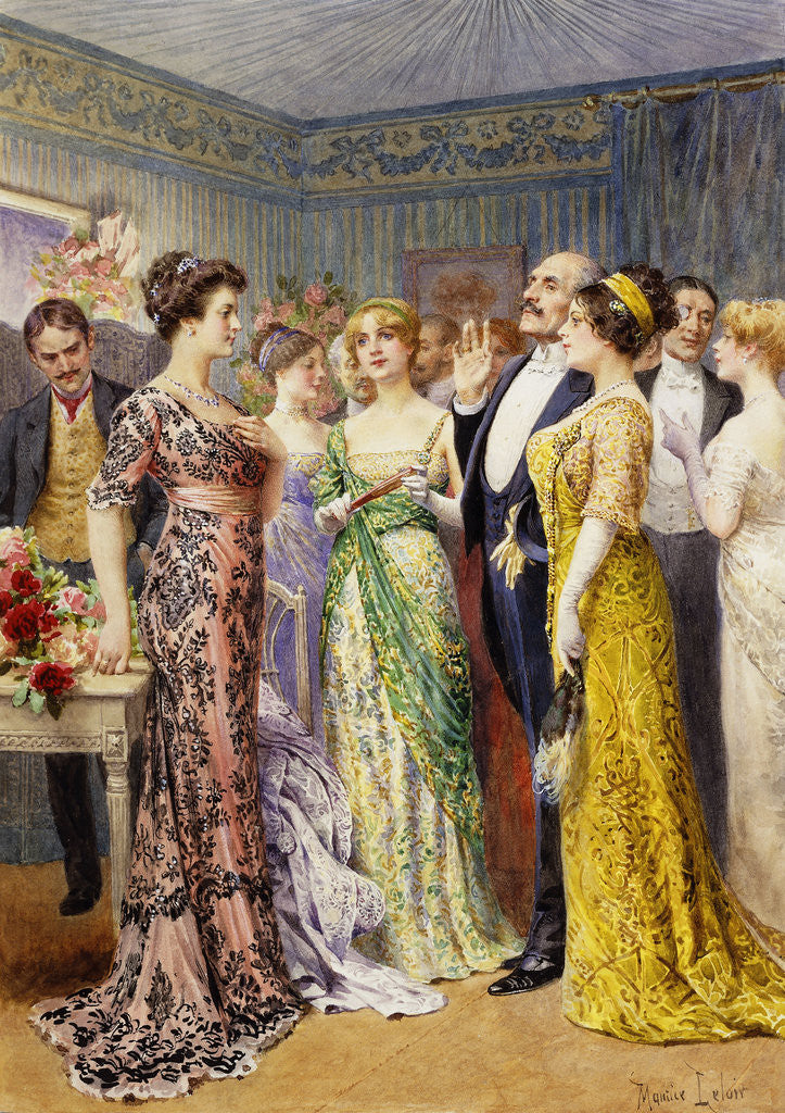 Detail of Scenes from La Rampe by Maurice Leloir