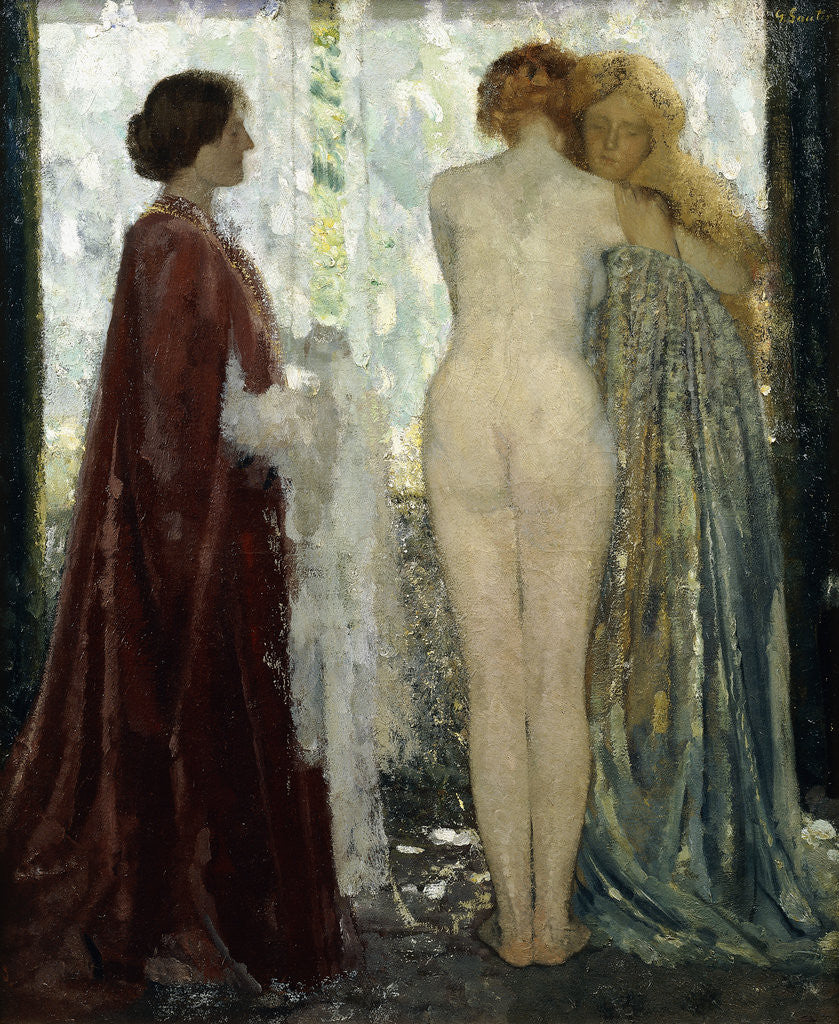 Detail of The Bridal Morning by Georg Sauter