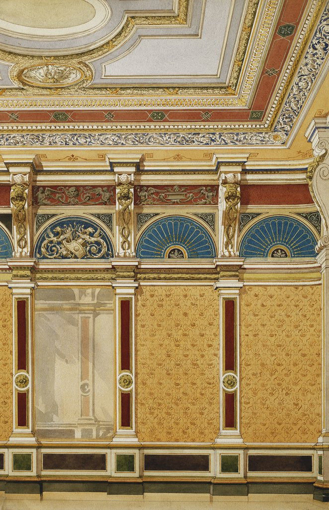 Detail of Design for the Decoration of the Interior of a Stateroom by John Gregory Crace