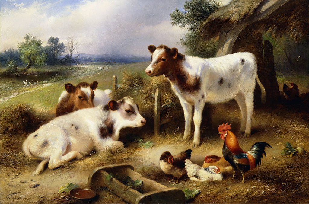 Detail of Farmyard Friends by Walter Hunt