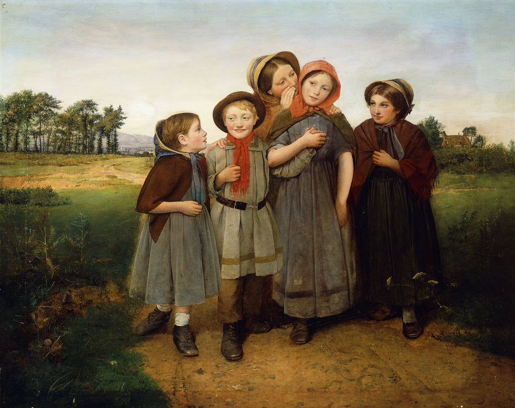 Detail of The Secret by William Frederick Witherington