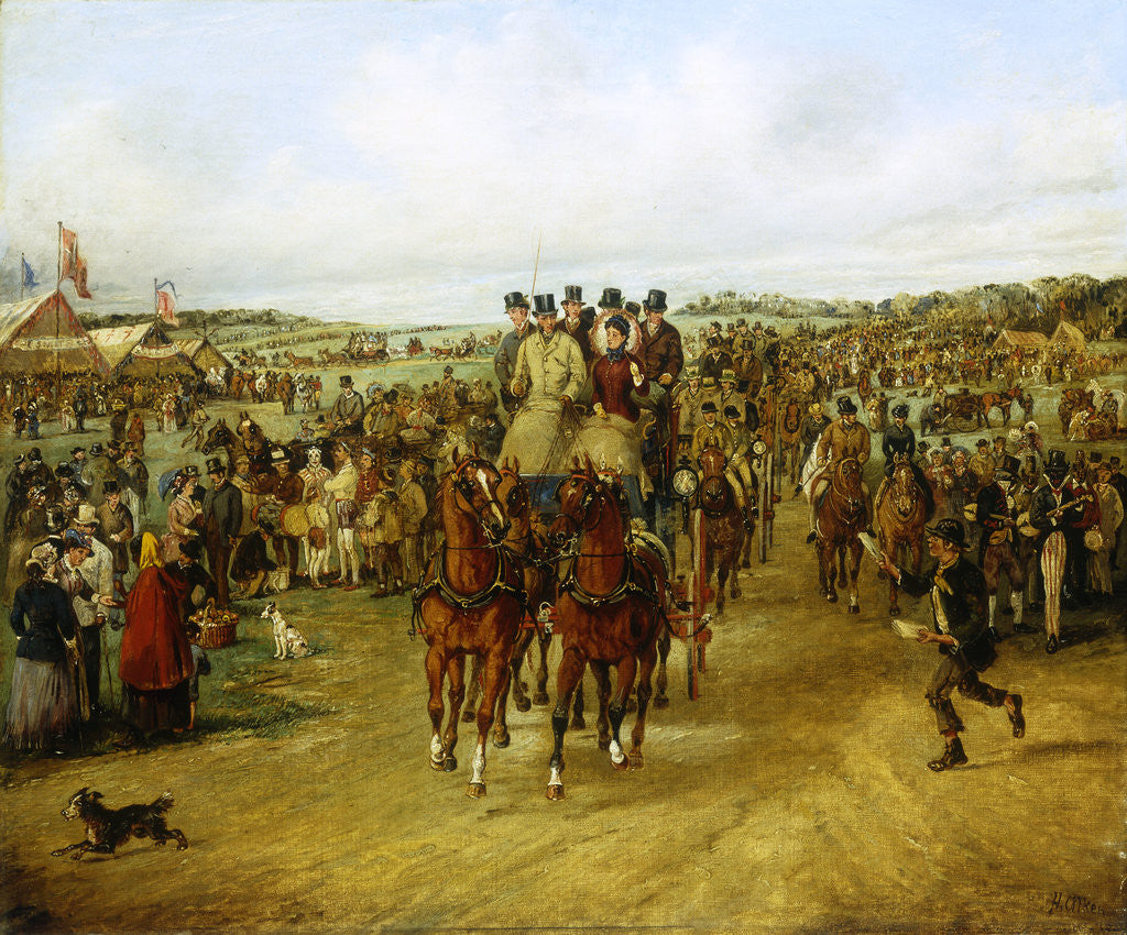 Detail of Going to the Derby by Henry Alken