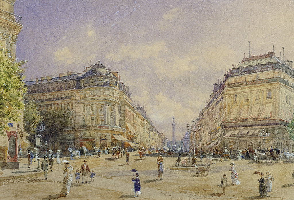 Detail of La Rue de la Paix, Paris by Franz Alt