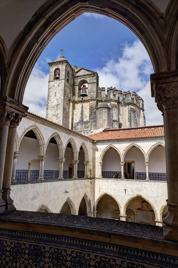 Detail of The Convent of the Order of Christ (Portuguese: Convento de Cristo) by Anonymous