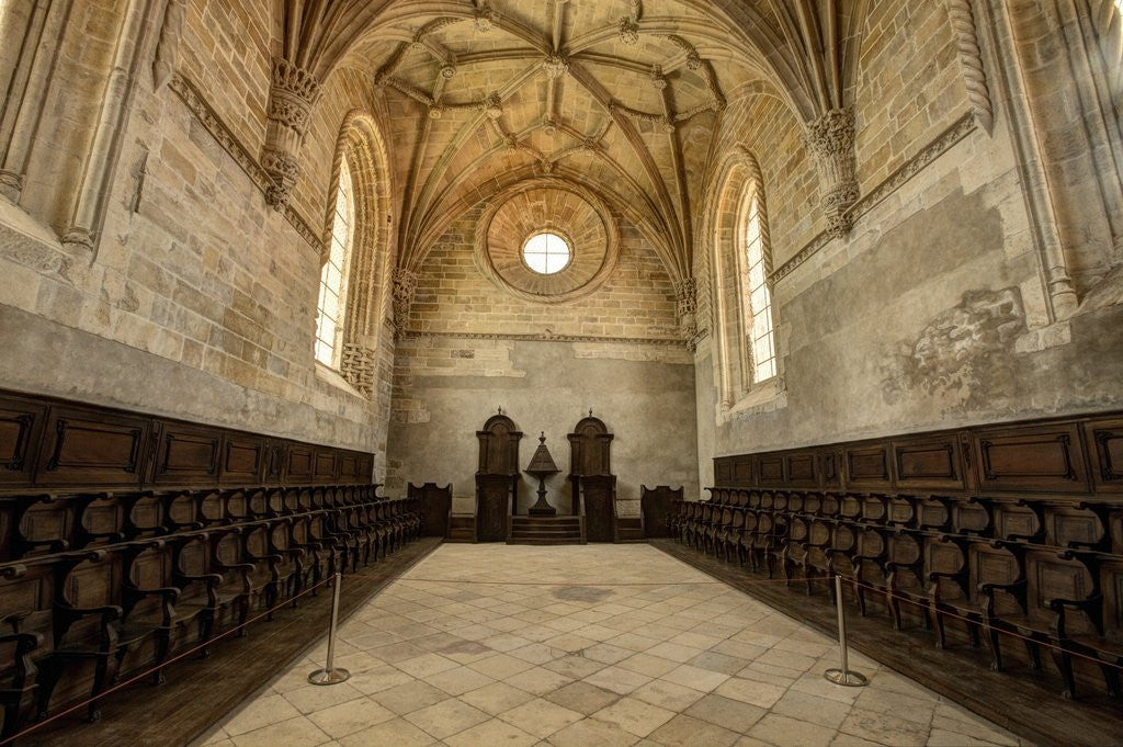 Detail of The Convent of the Order of Christ (Portuguese: Convento de Cristo) by Anonymous