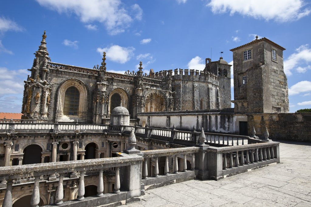 Detail of The Convent of the Order of Christ (Portuguese: Convento de Cristo) by Anonymous