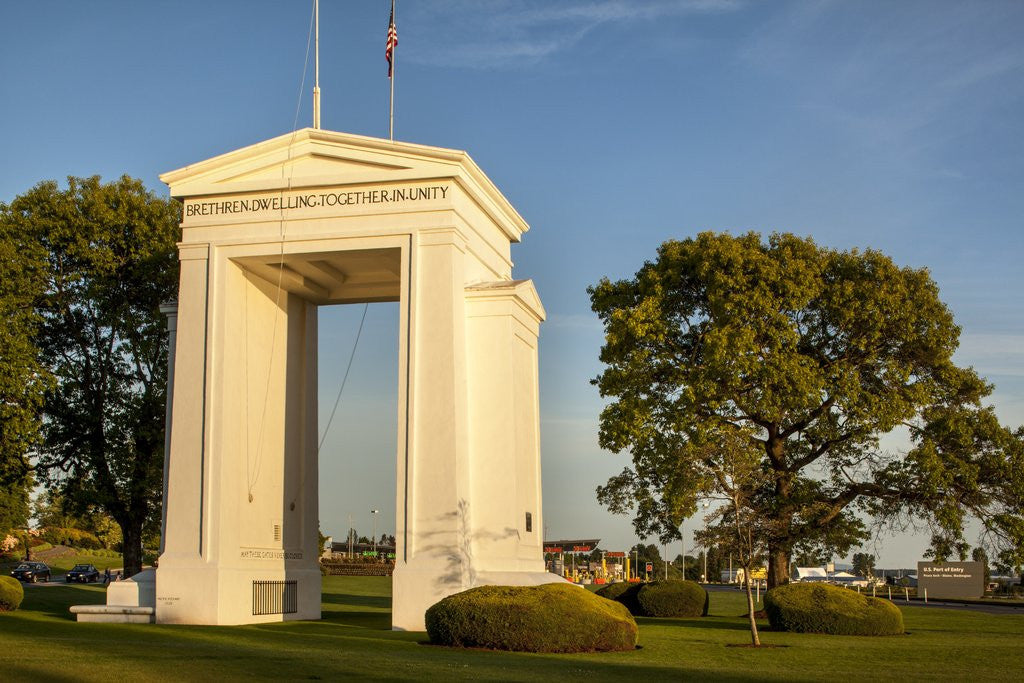 Detail of Peace Arch State Park, Blaine, Washington by Anonymous