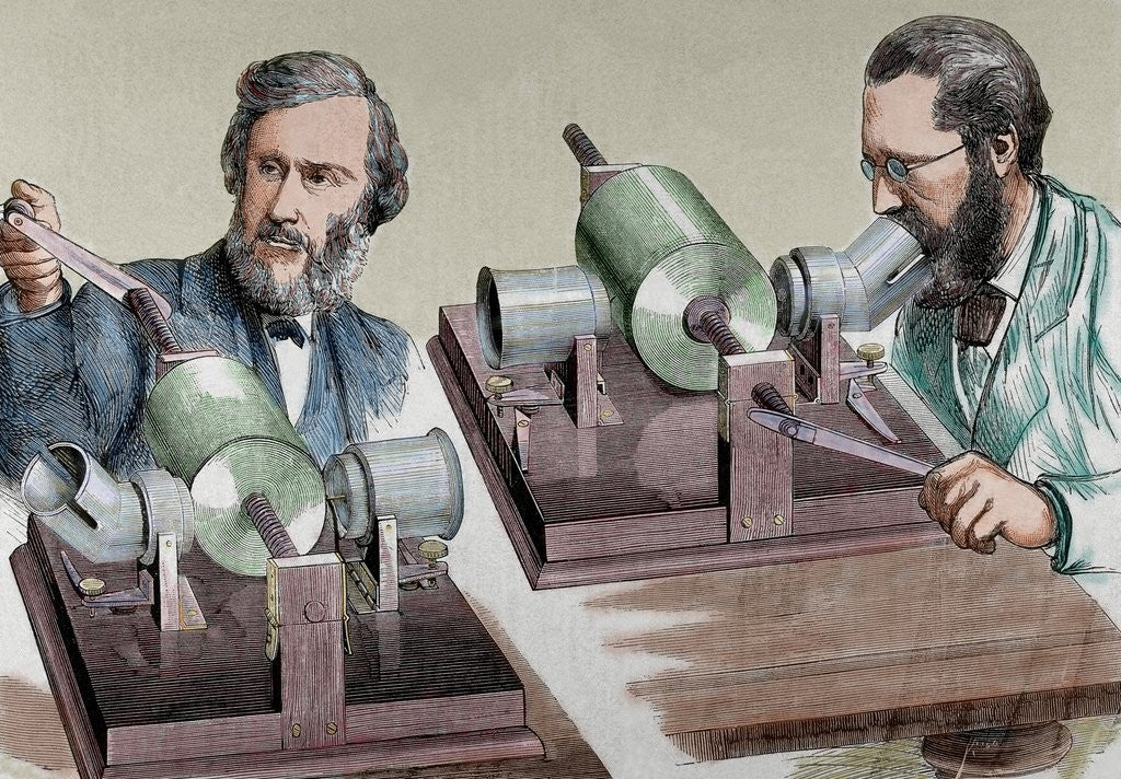 Detail of Phonograph by Thomas Alva Edison (1847-1931) by Anonymous