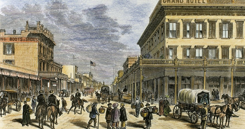 Detail of Sacramento in 1878 by Anonymous
