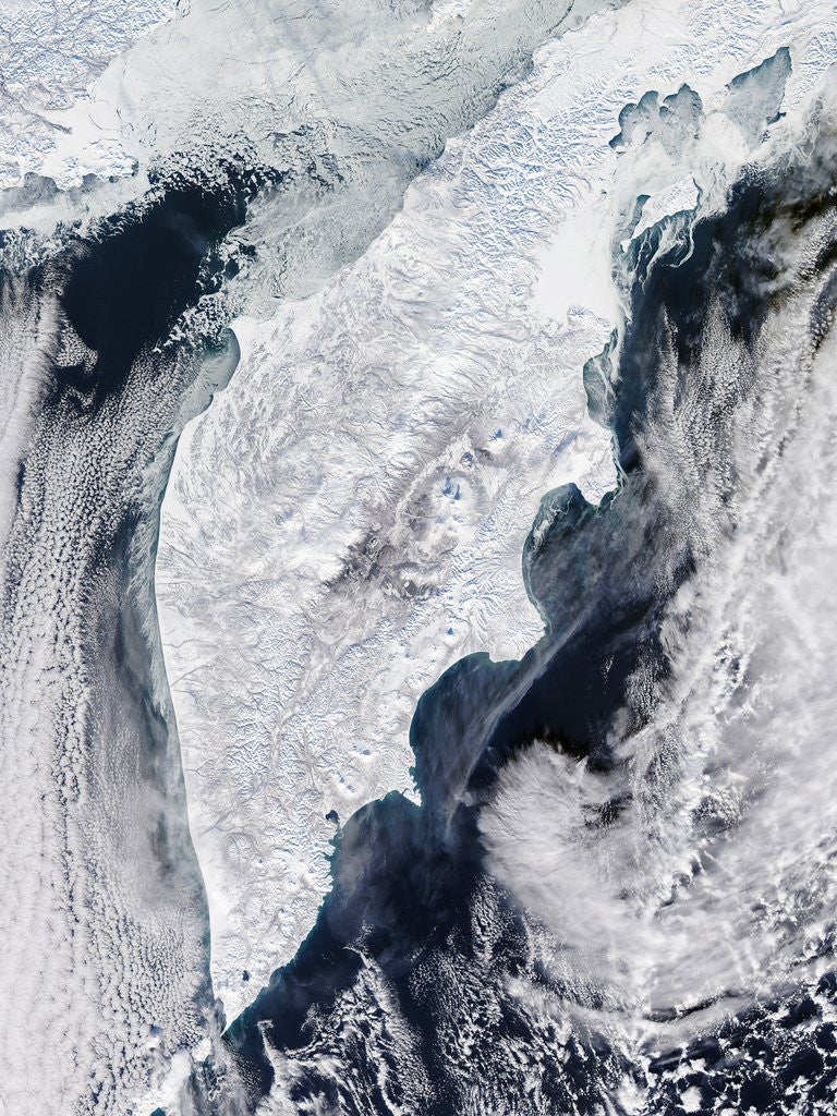 Detail of Kamchatka Peninsula, eastern Russia by Anonymous
