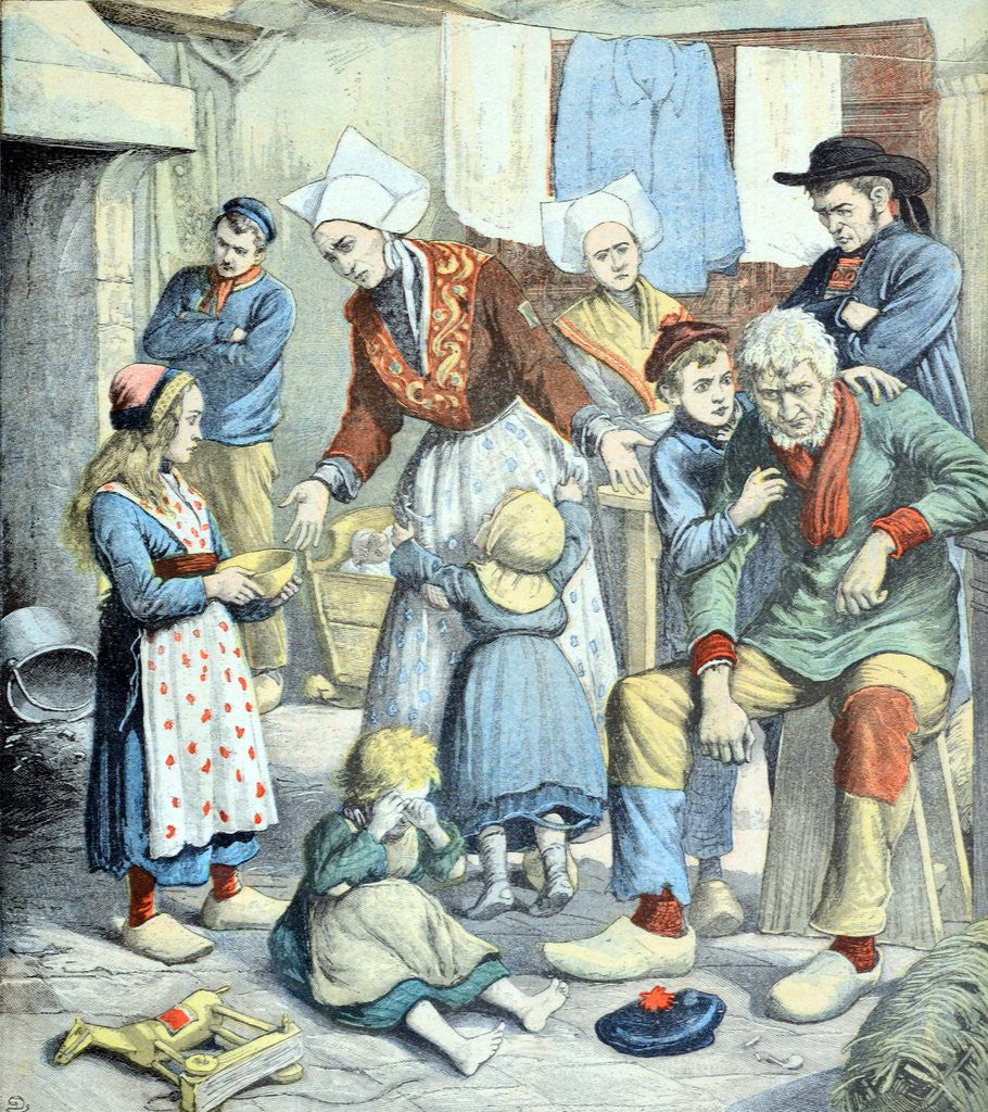 Detail of Famine in Brittany (Feb 1903) by Anonymous