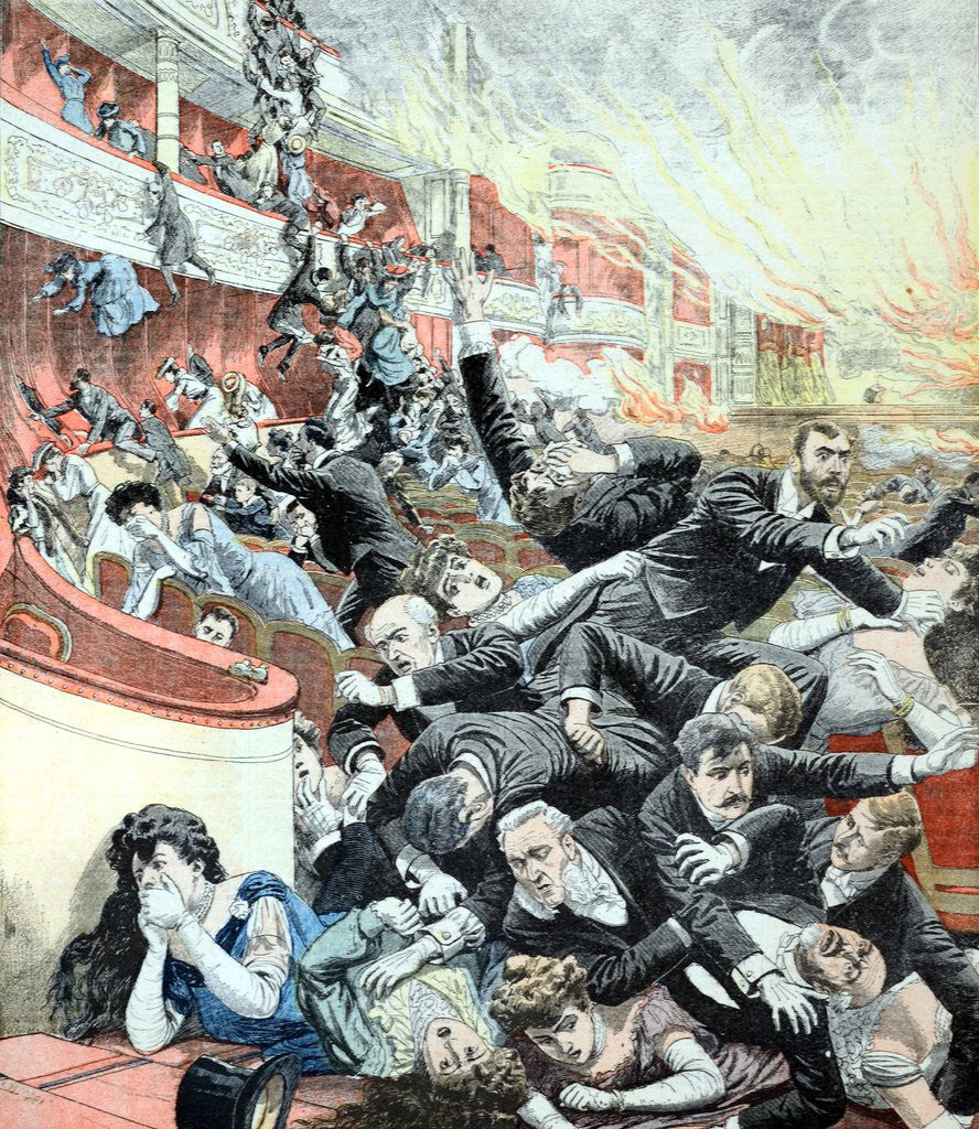Detail of Fire in Chicago Theater (Jan 1904) by Anonymous