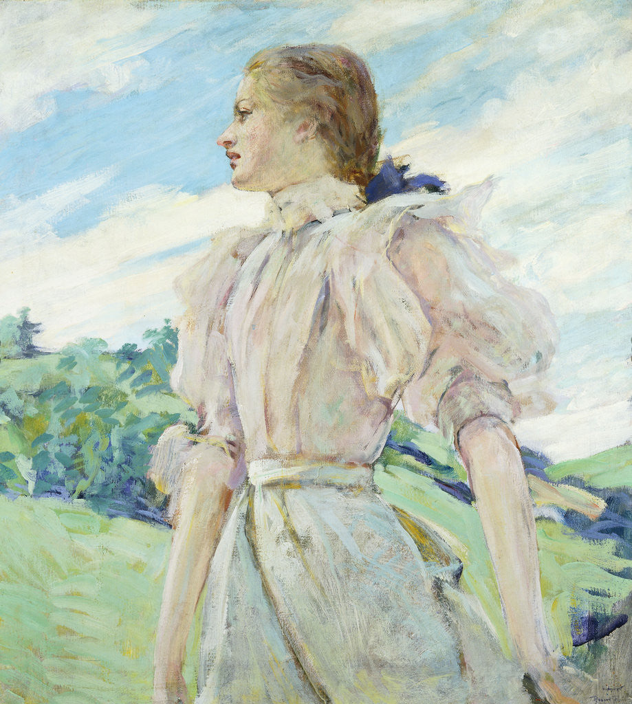 Detail of A Breezy Day by Robert Reid