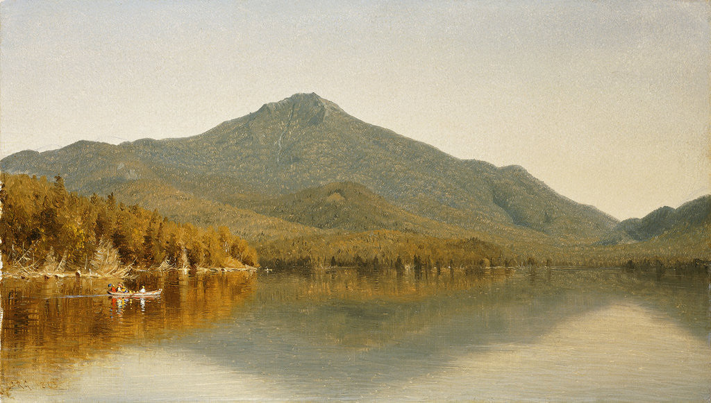 Detail of Mount Whiteface from Lake Placid, in the Adirondacks by Sanford Robinson Gifford