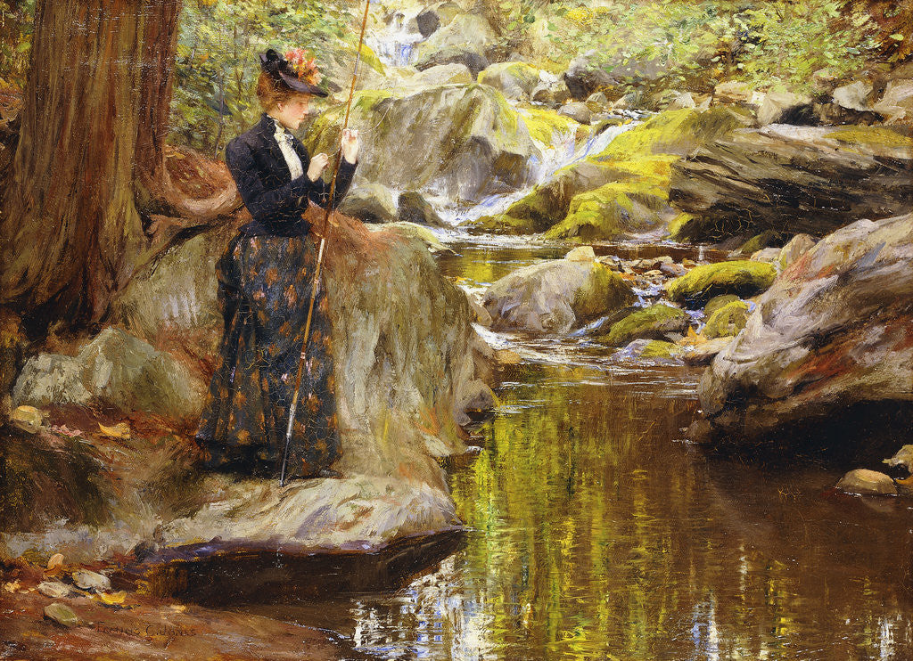 Detail of Baiting the Line by Francis Coates Jones
