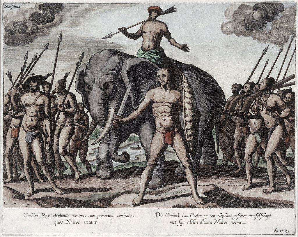 Detail of Jan Huygen van Linschiten illustration by Anonymous