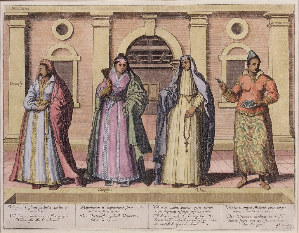 Detail of Jan Huygen van Linschiten illustration by Anonymous