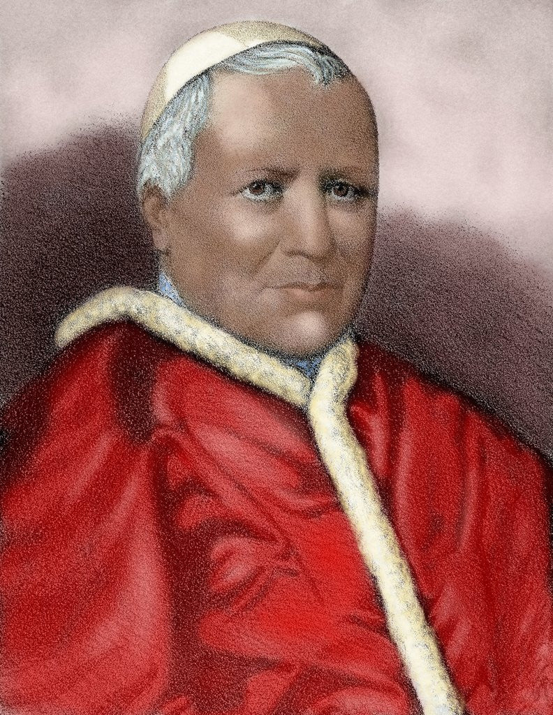 Detail of Pius IX (1792-1878). Italian pope by Anonymous