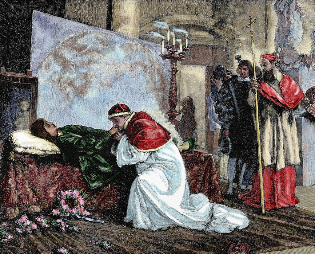 Detail of Leo X (1475-1521) by Anonymous