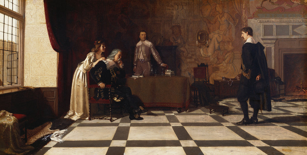 Detail of The Reconciliation by Edmund Blair Leighton