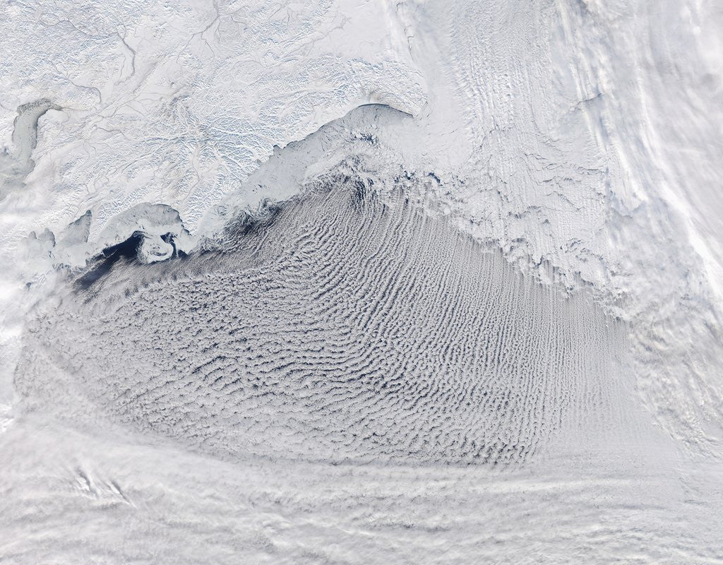 Detail of Cloud Streets in the Bering Sea by Anonymous