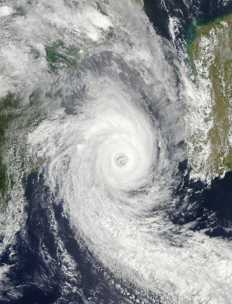 Detail of Tropical Cyclone Funso by Anonymous