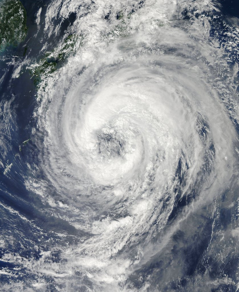 Detail of Tropical Storm Talas over the western Pacific Ocean by Anonymous